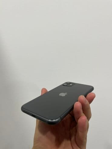 айфон се 1: IPhone 11, Б/у, 64 ГБ, Черный, Кабель, 83 % — 1