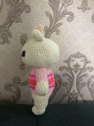 Вязаная игрушка «Оленёнок» амигуруми. Описание: - Милый оленёнок с — 4