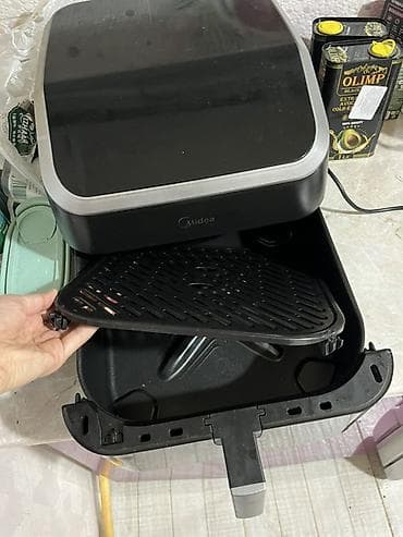 frye: Аэрогриль (фритюрница без масла) Midea с сенсорной панелью - Бренд — 5