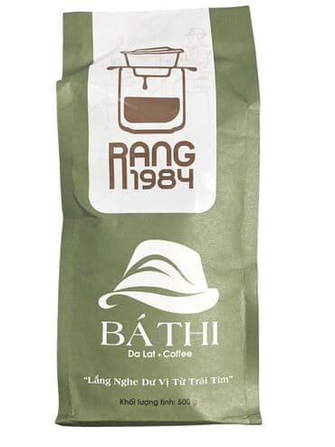 элитный черный кофе: Пакет молотого кофе Bá Thi Da Lat Coffee весом 500 г. С высокогорных — 1