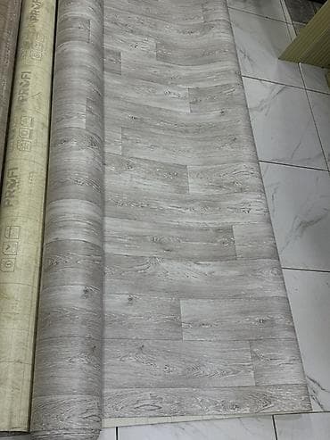 купить ленолиум: Линолеум с рисунком под светлое дерево (серый дуб) - Тип: рулонный — 2