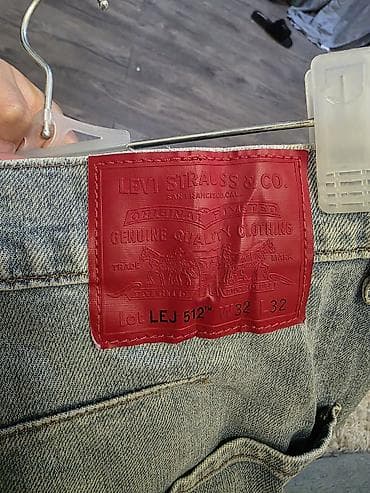 мужские джинсы levis: Мужские джинсы Levi’s 512 LEJ - Модель: LEJ 512 (указано на кожаной — 3