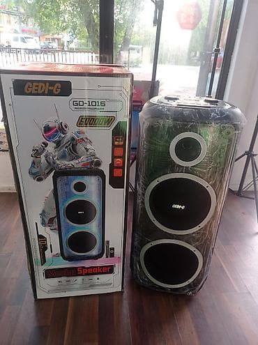 amazon oasis: Аренда сутка 1000сом Портативная акустическая система GEDI-G GD-1016 — 1