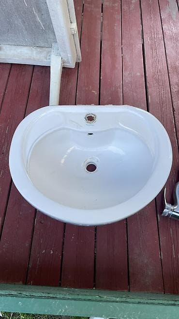 Раковина для ванной, Особенности: С узором, Овальная форма, Материал: Керамика