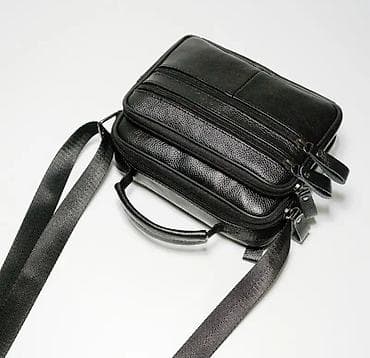 классический барсетка: Барсетка, Материал: Натуральная кожа, Застежка на молнии, Новый — 8
