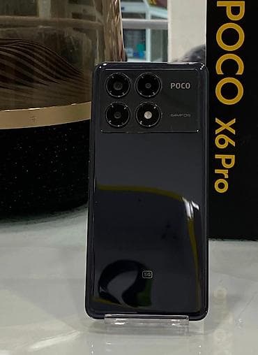 игровые аксессуары: Poco X6 Pro, Б/у, 256 ГБ, цвет - Черный, 2 SIM — 1