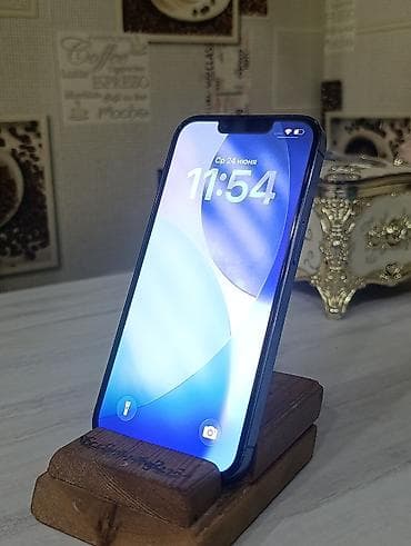 IPhone 13 Pro, Новый, 128 ГБ, Голубой, Зарядное устройство, Защитное стекло, 100 %