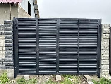 стопор: Цена договорная от 35 тыс и выше. Металлические ворота и калитки под — 4