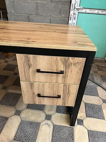 surface pen: Письменный/компьютерный стол в стиле лофт - Прочная столешница с — 3