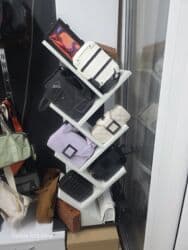 брендовые сумки: Сумка с мягкой фактурой (эффект «варёного» денима/велюра) в графитовом — 2