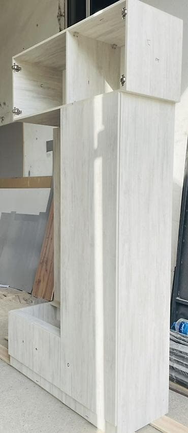 сунот кийимдер: Кире бериш үчүн гарнитур, Жаңы, Шкаф, ДСП, Акысыз жеткирүү, түсү - Боз — 2