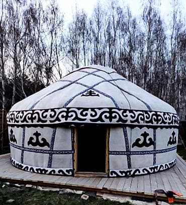 Кыргызская юрта – традиционное разборное жилище с деревянным каркасом