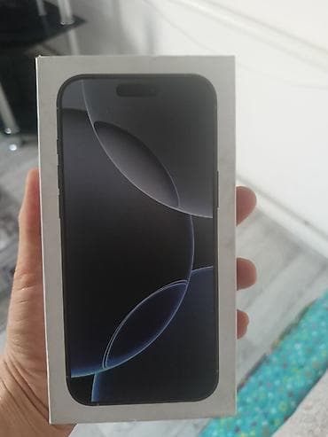 IPhone 16 Pro Max, Б/у, 1 ТБ, Черный, Коробка, 100 % at lalafo.kg IPhone 16 Pro Max, Б/у, 1 ТБ, Черный, Коробка, 100 %