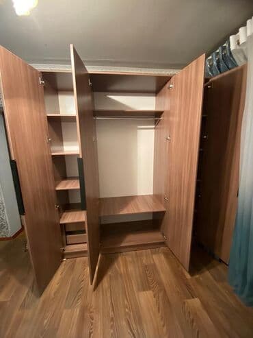 шифонеры в рассрочку: Шкаф для одежды, Новый, Прямой, ЛДСП — 14