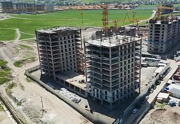 Недвижимость: 3 комнаты, 107 м², Элитка, Асанбай мкр Элитка, 2 этаж, ПСО (под самоотделку) — 3