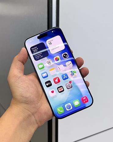 Мобильные телефоны и аксессуары: IPhone 17 Pro Max, Новый, 256 ГБ, Blue Titanium, Защитное стекло, Чехол, Кабель, В рассрочку, 100 % — 3