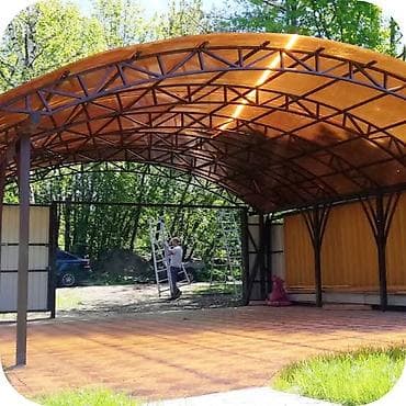 Навес, Арочный, Металл, Поликарбонат