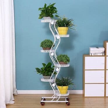 стеллаж над стиральной машиной: Этажерка для цветов, Новый, Железо, Самовывоз, Платная доставка — 5