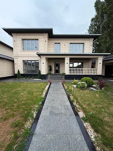 делать: Современный дом в Кок-Жаре 📍 Кок-Жар | 🏠 290 м² | 🌳 5 соток Новый дом — 9