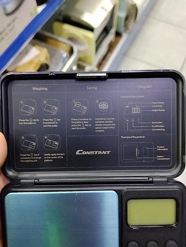 weight scale: Карманные электронные весы CONSTANT, модель 1C - Диапазон — 3