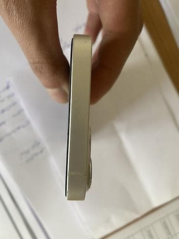 13 mini 128: IPhone 13, Б/у, 128 ГБ, Старлайт, Защитное стекло, Чехол, 82 % — 1