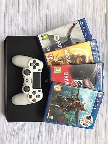 кабель для ps3: Тез арада PS 4pro сатылат . Комплектте 2 джестик 4 ойуну бар. Памити — 1