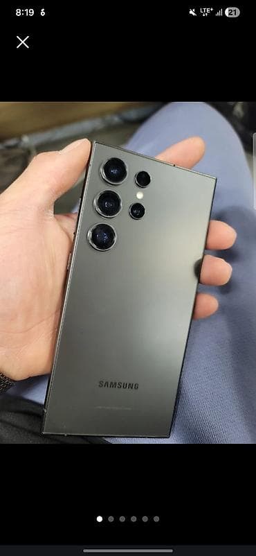 со стилусом: Samsung Galaxy S24 Ultra, Б/у, 256 ГБ, цвет - Серый — 2