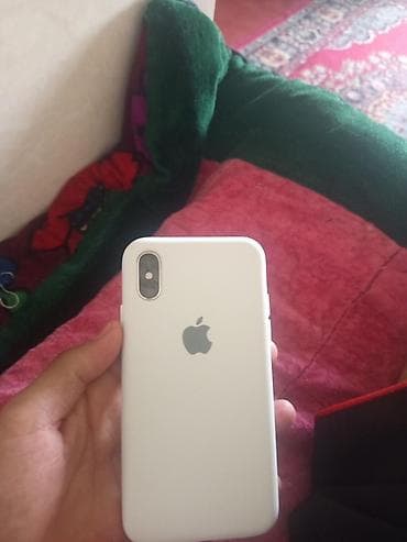 iphone 4: IPhone X, 256 ГБ, Серебристый, Чехол, 94 % — 6