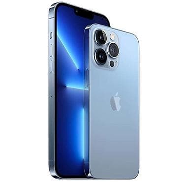 IPhone 13 Pro Max, Б/у, 256 ГБ, Sierra Blue, Зарядное устройство, Защитное стекло, Чехол, 77 % — 1