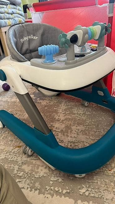 Детские ходунки: Детский комплект: ходунки Babywalker + шезлонг-качалка Ходунки: - — 7
