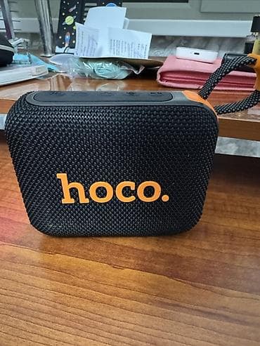 Аудиотехника: Портативная Bluetooth-колонка Hoco - Брендовый дизайн: тканевое — 1