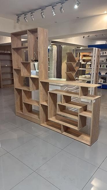 Офисный стеллаж, ЛДСП, цвет - Коричневый