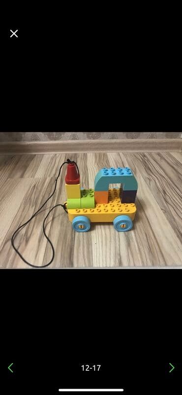 купить лего недорого: Развивающий игровой нобор lego duplo. каталка1000 сом. Набор состоит — 14