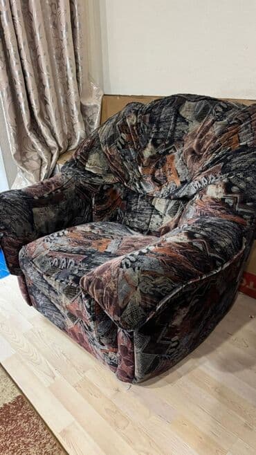 диваны кожаные бу: Раскладной диван, Б/у — 2