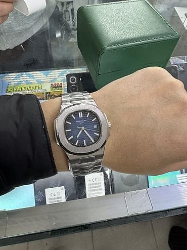 аксессуары для мужчин: Классические часы часы, Patek Philippe, Титан, Мужские, Новый — 7