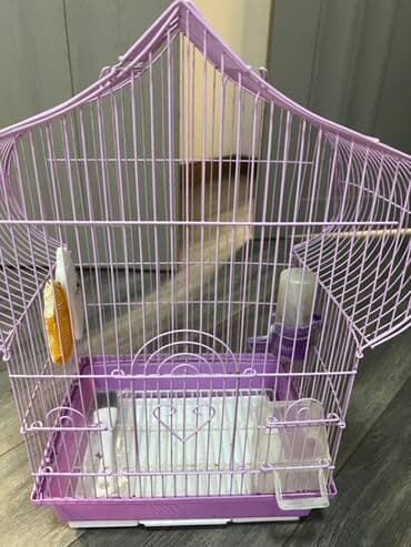 домик для птиц: Клетка для домашних птиц (волнистые попугаи, канарейки, амадины и др.) — 2