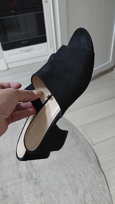 Сабо: Черные женские мюли H&M одеты пару раз есть уступка Состояние — 3