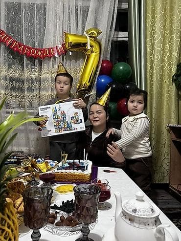 Изоляциялык материалдар: Магнитный конструктор Colorful DIY - Набор объемных магнитных деталей — 2