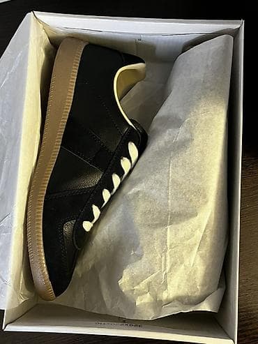 nike react: Мужские кроссовки, 43, Maison Martin Margiela, Новый, цвет - Черный, Самовывоз, Платная доставка — 3