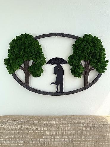 необычное: Панно ручной работы – это уникальный фито-декор из мха, который — 3