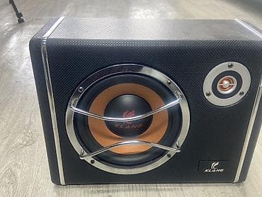 авто багажники: Автомобильная активная акустика KLANG в корпусе (сабвуфер + ВЧ — 1