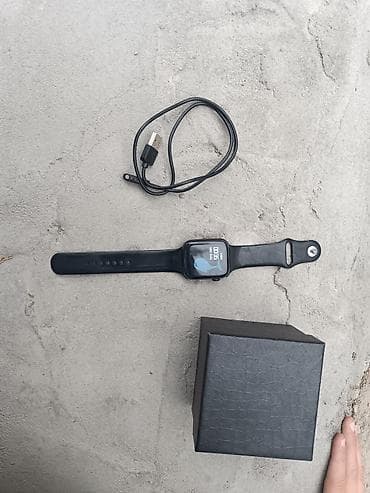 smart band 10: Смарт-часы в черном цвете с сенсорным экраном и силиконовым ремешком — 1