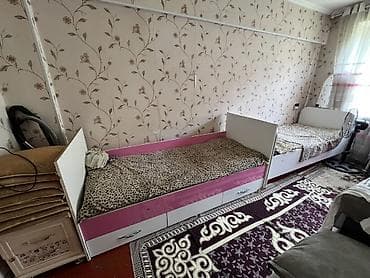 комоды детские: Детская гарнитура, Б/у, Для девочки, ДСП, цвет - Розовый, Самовывоз — 1