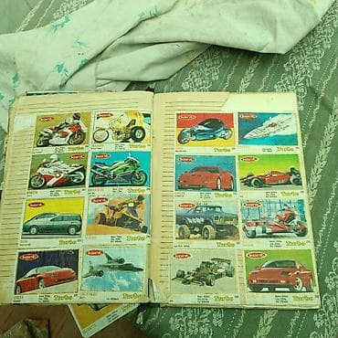 дубль: Альбом со стикерами Kent Turbo (жвачки Kent) — автомобили, мотоциклы — 1