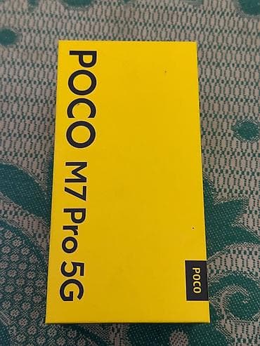 Уюлдук телефондор жана аксессуарлар: Poco M7 Pro 5G, Колдонулган, 256 ГБ, түсү - Күмүш, 2 SIM — 3