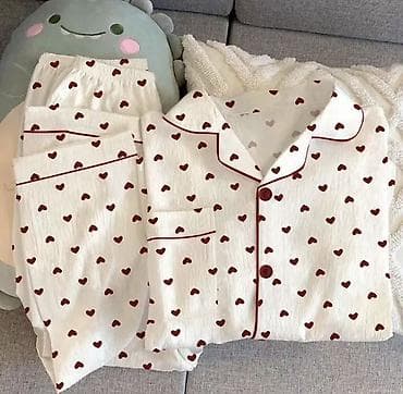 Үй жана уктоо үчүн кийимдер: Пижама, Кытай, Топчулары менен, Бардык өлчөмдөр — 2