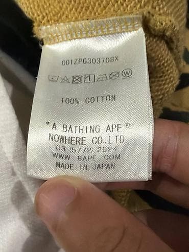bape: ЭТО ОРИГИНАЛ ЕСЛИ НЕ ВЕРИТЕ МОГУ СКИНУТЬ ДОКАЗАТЕЛЬСТВА размер 160-167 — 7