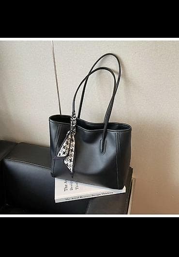 носовые платки: Женская сумка-тоут с платком-аксессуаром - Модель: лаконичный тоут с — 1