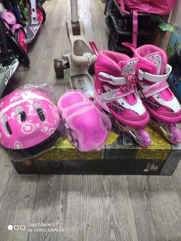 продаю ролик: Новый детские ролики сзади два калеса с полным комплектом Для — 2