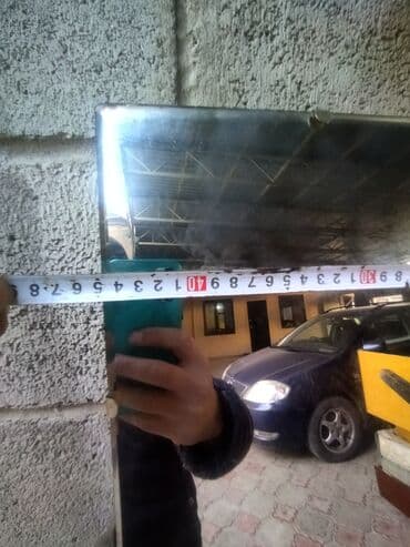 парикмахерские зеркало: Зеркала настенные, вертикальные, с фурнитурой. - Конструкция: три — 9